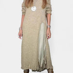 Women's Chic Layered Outfit in Beige