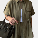 Relaxed Fit Two-Piece Linen and Cotton Set, photo 8