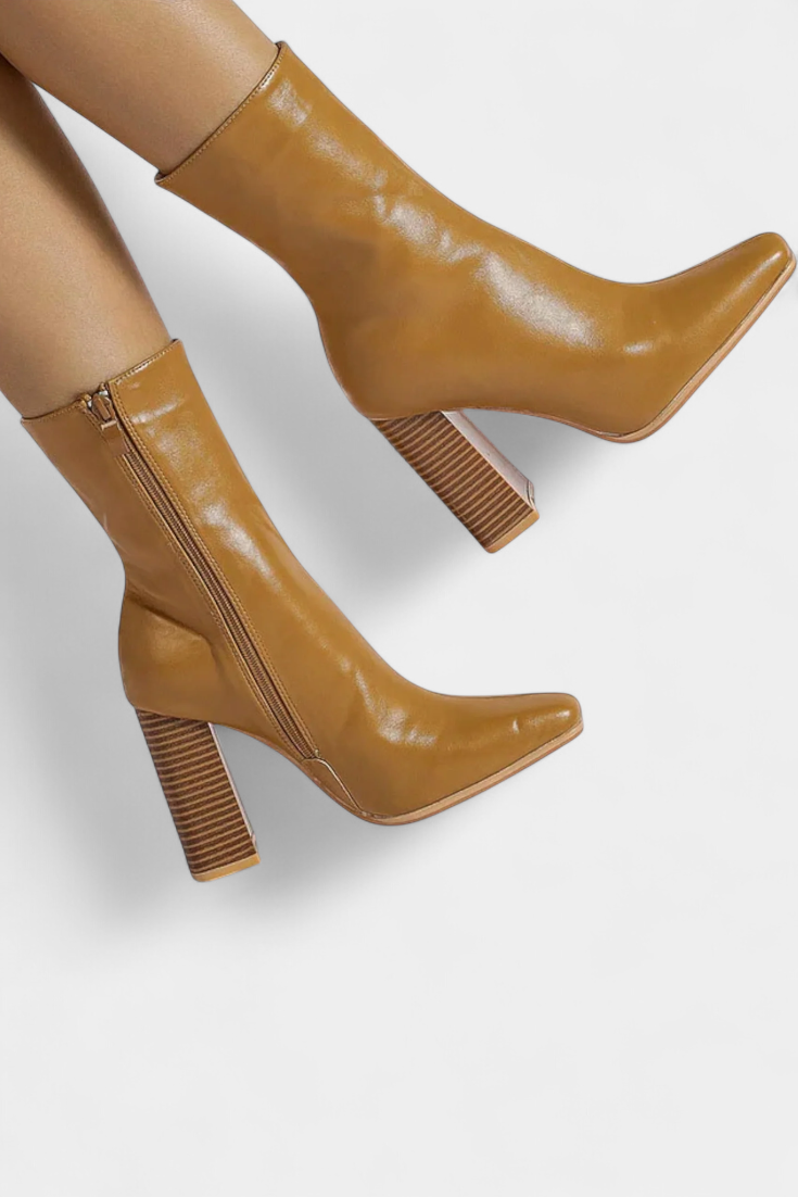 Contemporary Mid-Calf Boots, Spacious Fit, photo 4