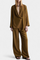 Women's Blazer Suit Set by Sue in Brown