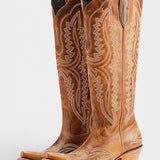 Retro Western Embroidered Pointed Toe Booties, photo 8