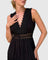 Alena Elegant Midi Dress in Black