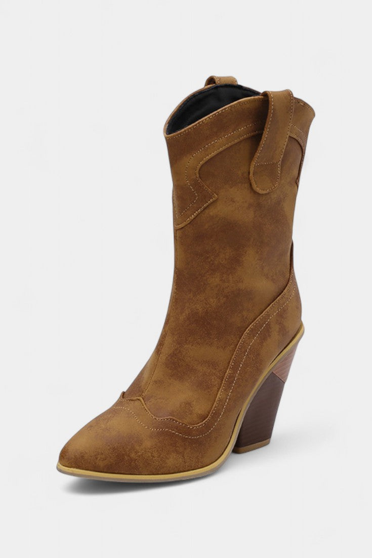Women's Western Pointed-Toe Ankle Boots, photo 5