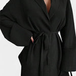 Women's V-Neck Blazer and Flared Pants Set, photo 6