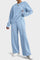 Women's Sweatshirt & High-Waisted Pants in Sky Blue