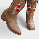 Pink Virginia Embroidered Cowboy Boots, photo 8