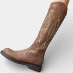 Long Embroidered Boots Featuring Back Zipper, photo 2