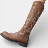 Long Embroidered Boots Featuring Back Zipper, photo 2