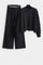 Women's Comfort Knit Two-Piece Lounge Set in Black