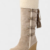 Wedge-Heel Winter Boots with Fur Lining, photo 2