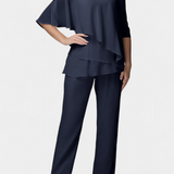 Sleeveless Top with High-Waisted Fluid Leg Pants Set, photo 4