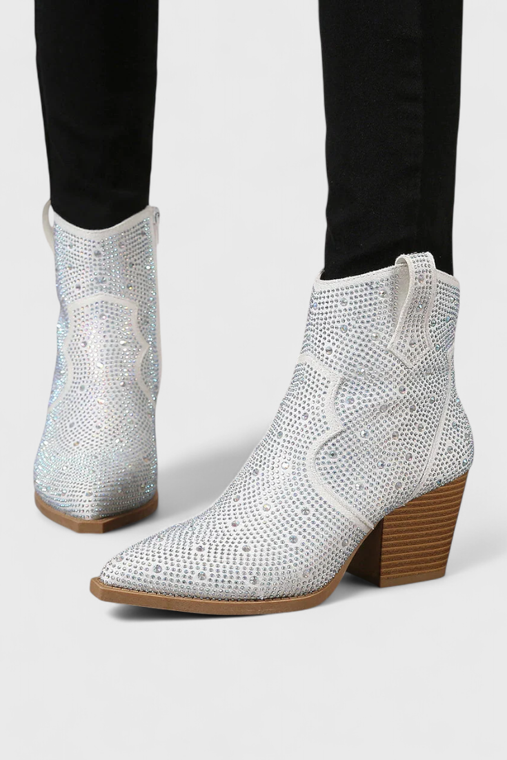Zippered Patchwork Boots with Durable Sole, photo 8