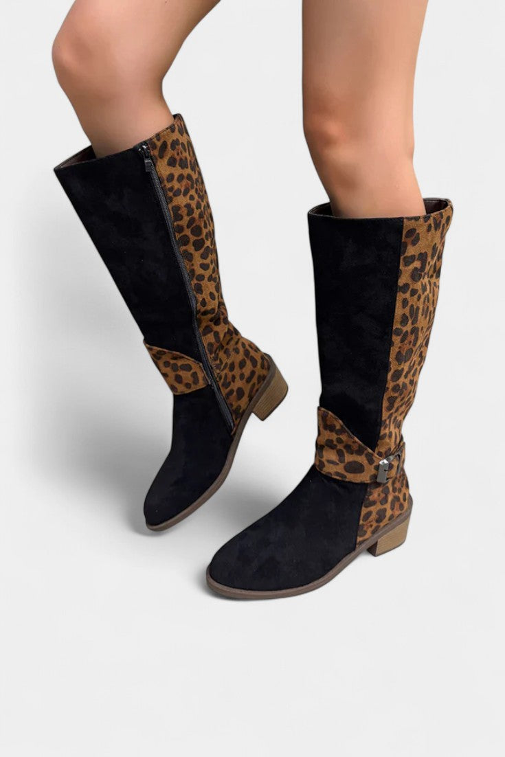 Women's Stylish and Cozy Leopard Print Boots, photo 6