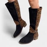 Women's Stylish and Cozy Leopard Print Boots, photo 6