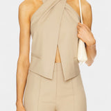 Cross-Strap Ensemble with Chic Straight-Leg Pants, photo 2