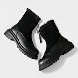 Women's Cleated Sole Boots with Faux Fur Trim, photo 8