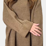 Relaxed Ensemble with Round Neckline and Flowing Pants, photo 7