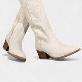 Suede Eusty Cowboy Boots with Block Heel, photo 8