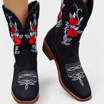 Pink Virginia Embroidered Cowboy Boots, photo 4