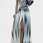 Aubryzah Sophisticated Maxi Dress in White