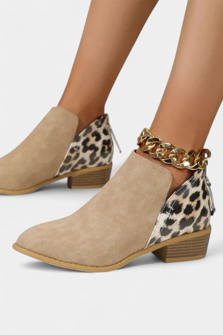 Women's Stylish Leopard Print Comfort Boots, photo 9
