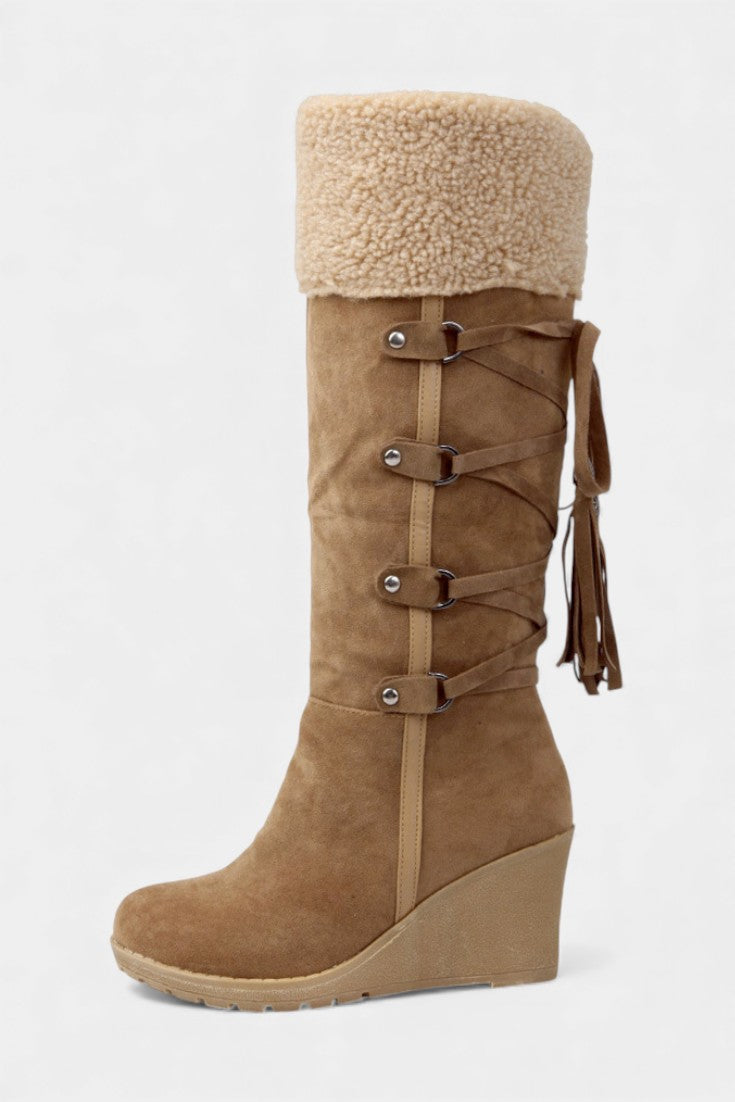 Wedge-Heel Winter Boots with Fur Lining, photo 7