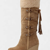Wedge-Heel Winter Boots with Fur Lining, photo 7