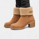 Sienna Faux Fur Block Heel Ankle Boots, photo 10