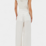 Ensemble Structured Top with Wrap Neck and Palazzo Pants, photo 3