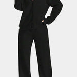 Relaxed Cardigan Jacket & Wide-Leg Pants Set, photo 7
