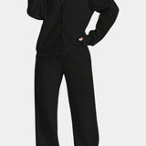 Relaxed Cardigan Jacket & Wide-Leg Pants Set, photo 7