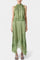 Women's Midi Lace Skirt with Matching Top in Sage Green