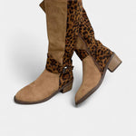 Women's Stylish and Cozy Leopard Print Boots, photo 3