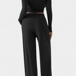 Elastic-Fit Viscose Yoga Set with Round Neck, photo 6