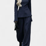 Women's Couture Esmeralda Elegant Ensemble in Blue