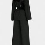 Women's V-Neck Blazer and Flared Pants Set, photo 8
