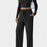Elastic-Fit Viscose Yoga Set with Round Neck, photo 5