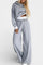 Oversized Comfort Hoodie and High-Waisted Pants Set in Gray