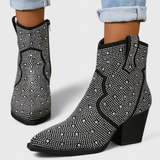 Zippered Patchwork Boots with Durable Sole, photo 4