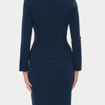 Chic Blazer and Pencil Skirt Ensemble with Notched Collar, photo 9
