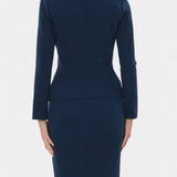 Chic Blazer and Pencil Skirt Ensemble with Notched Collar, photo 9
