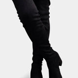 Women's Chunky-Heeled Thigh-High Boots, photo 4