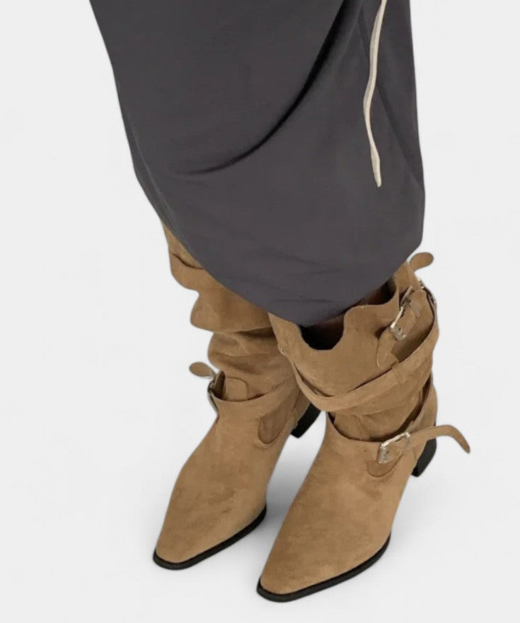 Pointed-Toe Western High Boots, photo 2