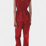 Women's Belted Gilet and Wide-Leg Pant Set, photo 3