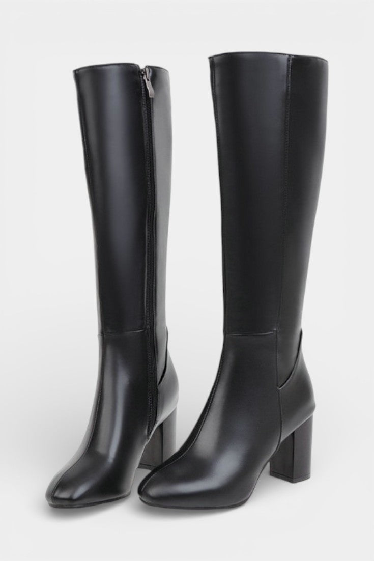 Chic Zip Boots with Comfortable Block Heel, photo 3