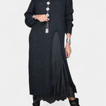 Women's Chic Layered Outfit in Black