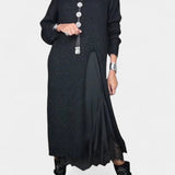 Women's Chic Layered Outfit in Black