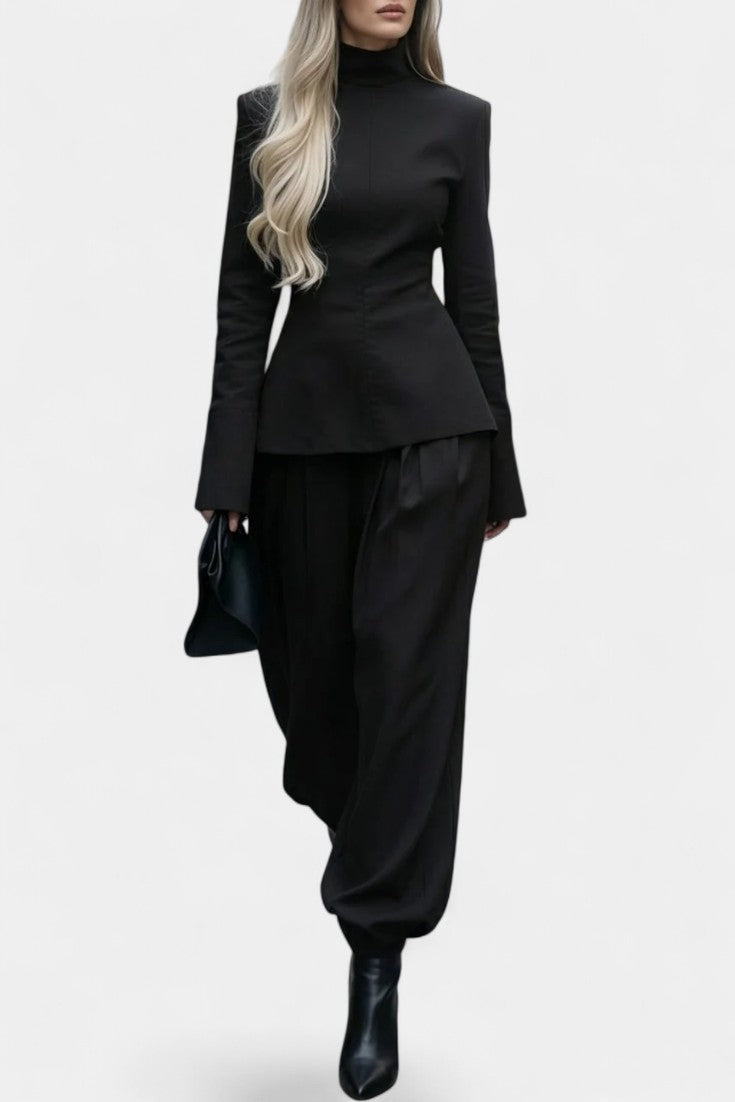 Women's Couture Esmeralda Elegant Ensemble in Black