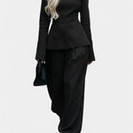 Women's Couture Esmeralda Elegant Ensemble in Black