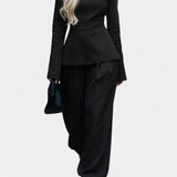 Women's Couture Esmeralda Elegant Ensemble in Black